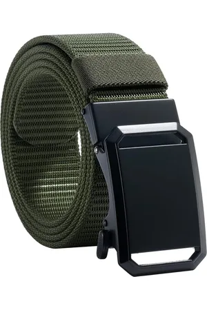 Merkloos Herenriem met ratel automatische sluiting verstelbaar voor heren werk outdoor sport wandelen - 130 cm L x 38 cm B