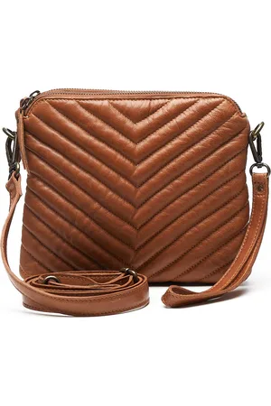 Chabo Bags Chabo Bags - Venice Padded - Leer - Gewatteerd - Crossbody - Clutch