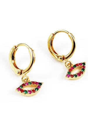Dottilove Ø12mm Sweet Kiss Oorbellen Dames - Oorringen - Gold Plated