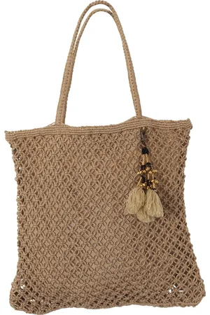 Mycha Ibiza Tas - naturel - jute - shopper - 40x40 cm - strandtas