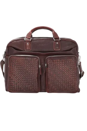 Bugatti Reistas met laptopvak Woven Weekender Bruine