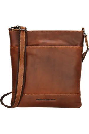 Hide & Stitches Japura Crossbody Schoudertas - 100% Leder - - 100% Leer
