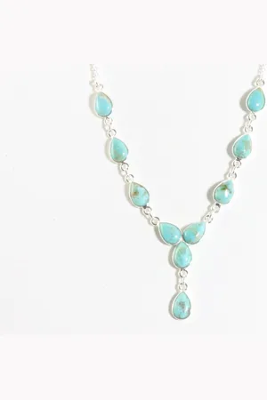 AsiAsia Zilveren ketting met Mohave turkoois