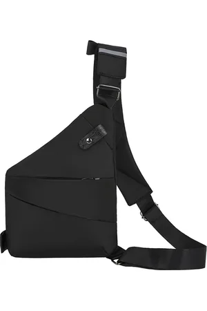 Merkloos Schoudertas - Mannen en Vrouwen - Bagpack - Waterafstotend - Reizen - Kleine Borst Zak - Slim Mini - Crossbody - Tas - Rechter schouder