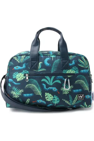 YLX Gear SALE: & Freek Vonk Reistas | Dark Slate & Snakes | Donker met slangen. Duffelbag - reistas - sporttas - Duffeltas - jungle - slangen. Gemaakt van gerecycled plastic. Eco friendly