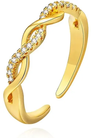 Cilla Jewels Damesring met Verstrengeld Twisted Ontwerp