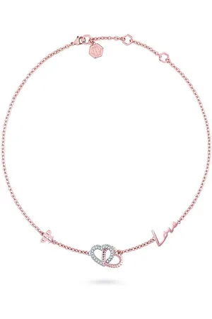 Philipp Plein PJZEA13NU - Halsketting - Dames - 46cm - PLEIN ROCKED HEART