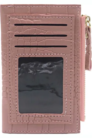 Merkloos Portemonnee Krokodil - Pasjeshouder - Creditcard Etui - Kunstleer - 14x9 cm