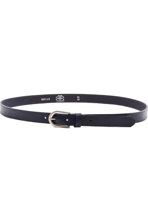 Merkloos Nette Herenriem met Stiksels - - 2 cm Breed - Schroefaanpasbaarheid- Leer- 95 cm