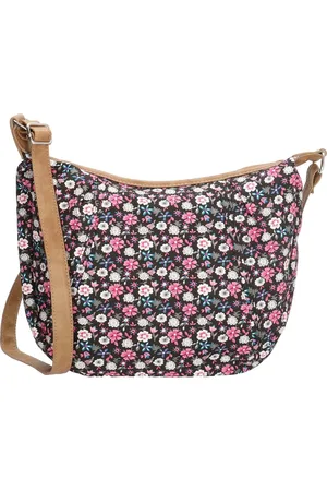 Beagles Vintage Bloemetjes Canvas Omhang Schoudertas Trendy Tas