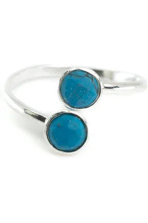 Spiru Geboortesteen Ring Turkoois December – 925 Zilver – Zilverkleurig