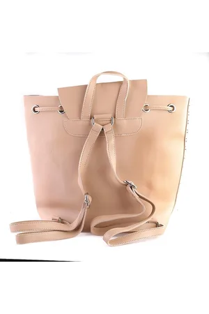 Merkloos Trendy Rugzak met Studs - Dames - PU Kunstleer - 40x33 cm - - Dielay
