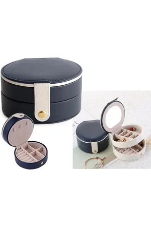 Merkloos Mini Sieradendoos - Juwelendoosje - Etui - Handig voor op reis - Compact