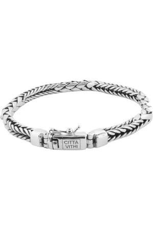 Jonline Citta Vithi Zilveren Ambachtelijke Buddha Armband model 8 maat XL
