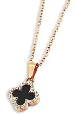 Amanto Ketting Darian - 316L Staal Rosé - Bloem - Ø12mm - 45cm