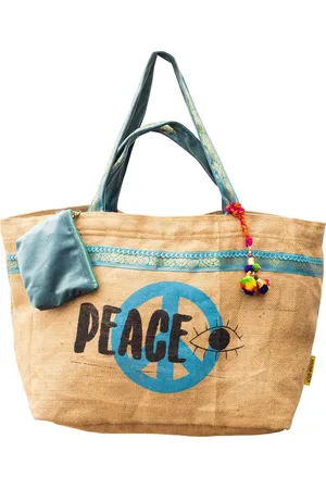 Mycha Ibiza Strandtas - weekendtas - handtas - rits - clutch - jute – handgemaakt -MycXL4