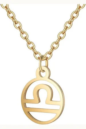 Amodi 24/7 Jewelry Collection Weegschaal Ketting - Cirkel - Sterrenbeeld - Horoscoop