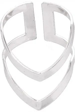 Amodi 24/7 Jewelry Collection V Vorm Ring Verstelbaar - Dubbel - Verstelbare Ring