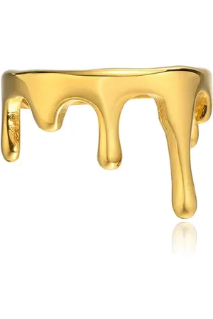 Cilla Jewels Damesring in Gesmolten Goudstijl -16mm