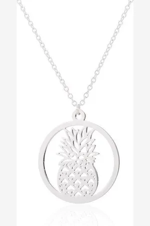 Amodi 24/7 Jewelry Collection Ananas Ketting - Cirkel - Hawaii