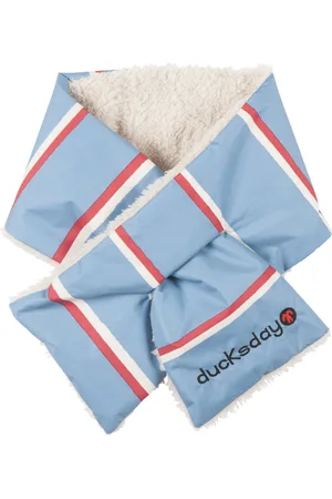 Ducksday Sjaal - Kinderen - Volwassenen - -Rood - Benjamin - Large - Fleece gevoerd - promo