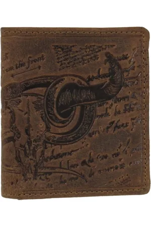 Hillburry LandLeder Combi Portemonnee BULL & SNAKE Regular Formaat - RFID - (bxhxd) ca. 10cm x 12cm x 2,5cm
