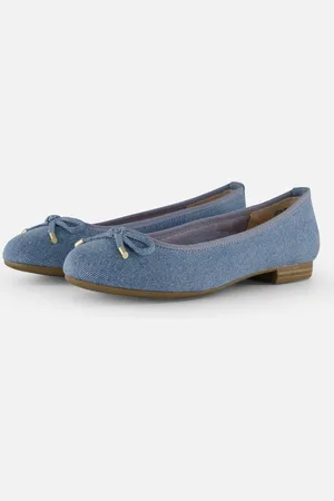 Marco Tozzi Instappers denim Textiel - Dames