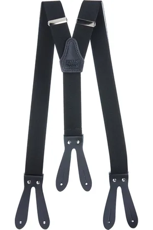 Pierre Mouton Bretel - Volwassenen - Sterk met Leertjes - - 140cm - 35mm - XL - XXL