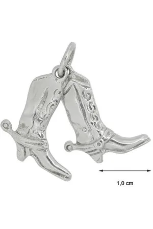 Blinx Jewels Zilveren Hanger Cowboylaarzen