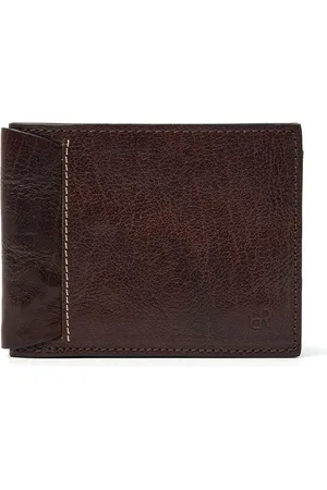 dR Amsterdam Compacte leren heren portemonnee | Kleine billfold met 4 creditcardvakken, briefgeldvakken en muntgeldvak | Stoere en functionele pasjeshouder voor mannen | RFID-bescherming | Ideaal cadeau voor mannen Waxi - 78581 Moro