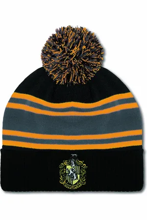 LOGOSHIRT Bommelmütze Harry Potter - Hufflepuff