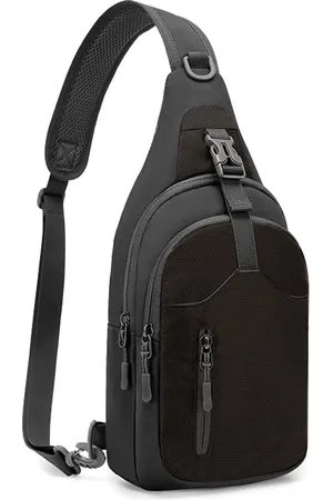 Merkloos Lichte borstzak, schouderrugzak, borstzak voor heren, met verstelbare schouderriem, crossbody bag, backpack voor outdoorsport, fietsen