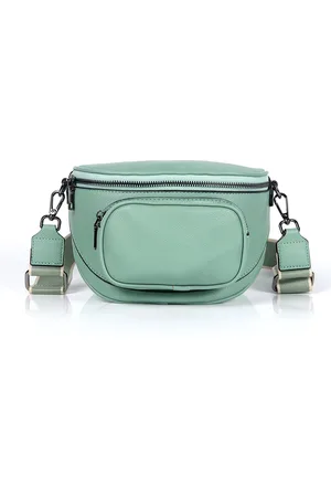 TAN.TOMI Dames Crossbody Tas - Klein Schoudertasje - Heuptasje - 3 vakken