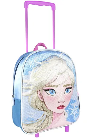 Disney Frozen Elsa trolley/reiskoffer rugtas voor kinderen 31 x 26 cm - Weekendtas/reistas - Reis kinderkoffer