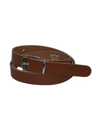 Flores Lederwaren 100% leer- 2 cm breed - Damesriem - - taillemaat 105 cm.