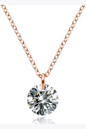 Cilla Jewels Dames ketting Edelstaal Verguld Zirkoon