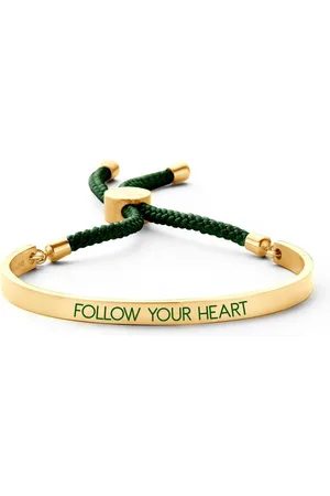 Key Moments 8KM BC0034 Open Bangle 5mm Follow Your Heart - groen