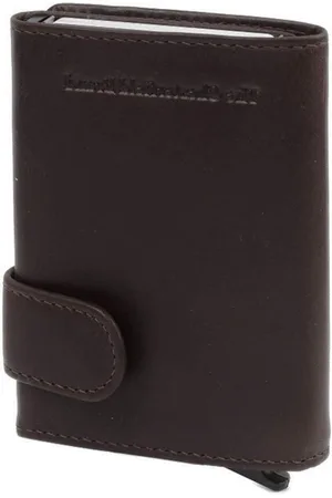 Merkloos Wax Pull Up Leicester Kredietkaarthouder RFID Leer 7 cm - Luxe Portemonnee