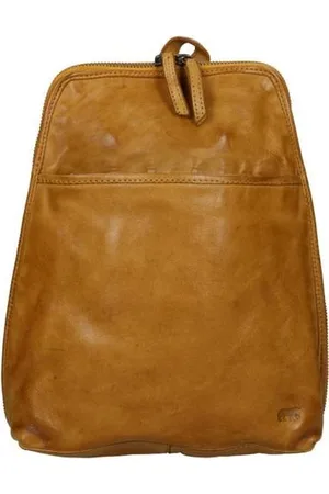 Bear Design Rugzak Cow Lavato Leer - geel