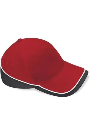 Beechfield Competition Cap Classic Red/Black/White