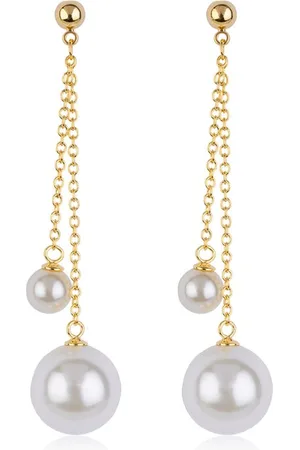 Di Lusso Oorstekers Amy - Hoogwaardig messing - Gold plated - Immitatieparels