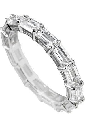 DIAMONFIRE Zilveren ring met steen