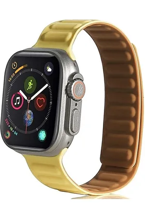 Beline Pasek smartwatchbandje voor Apple Watch 42/44/45/49mm geel