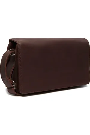 Chesterfield Leren Schoudertas Bruin Tustin