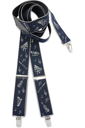 We Love Ties Bretels - Bretels Music Maestro blauw