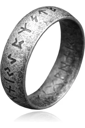 LGT JWLS Heren Ring - Ancient Runic Silver-17mm