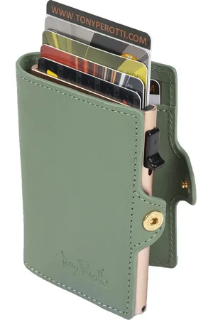 Tony Perotti Furbo RFID Creditcardhouder met papiergeldvak - container Brons