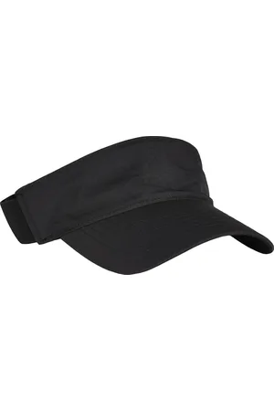 Merkloos Uniseks volwassene Performance Visor Cap met UV-bescherming - zwart