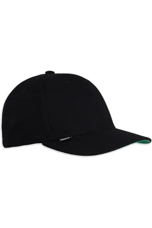 Merkloos 6 panelen TrueFit Curved Visor Dad Cap Baseball Cap Pet zwart Eén maat