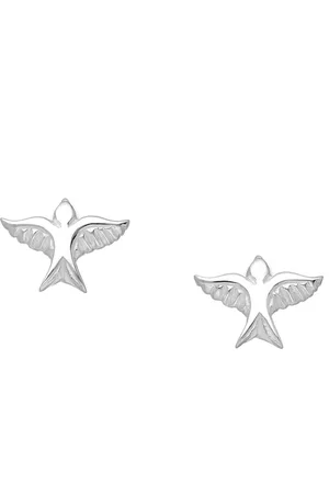 EAR IT UP Oorbellen - Zwaluw - Vogel - Push back oorknopjes - 925 sterling - 11 x 8 mm - 1 paar
